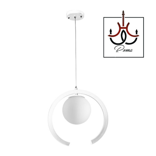 لوستر مولکولی فنری تک شعله با طراحی مینیمال و ارتفاع قابل تنظیم، مناسب آشپزخانه و اتاق خواب